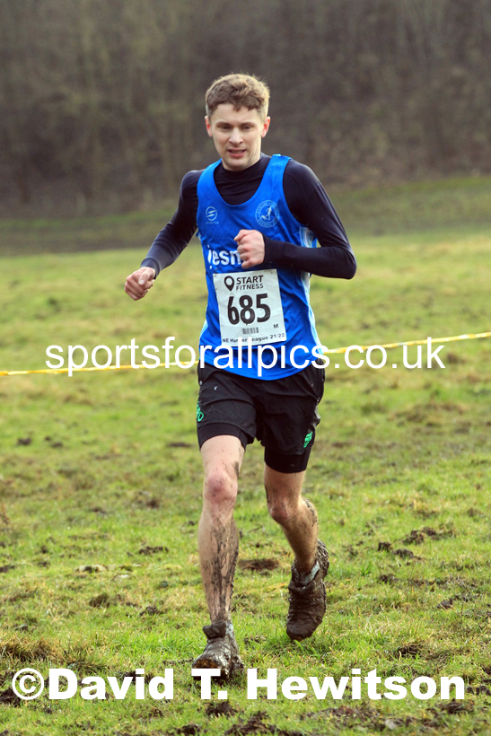 Senior mens 2022 North Eastern Harrier League, Thornley Farm, Peterlee, County Durham. Photo: David T. Hewitson/Sports for All Pics